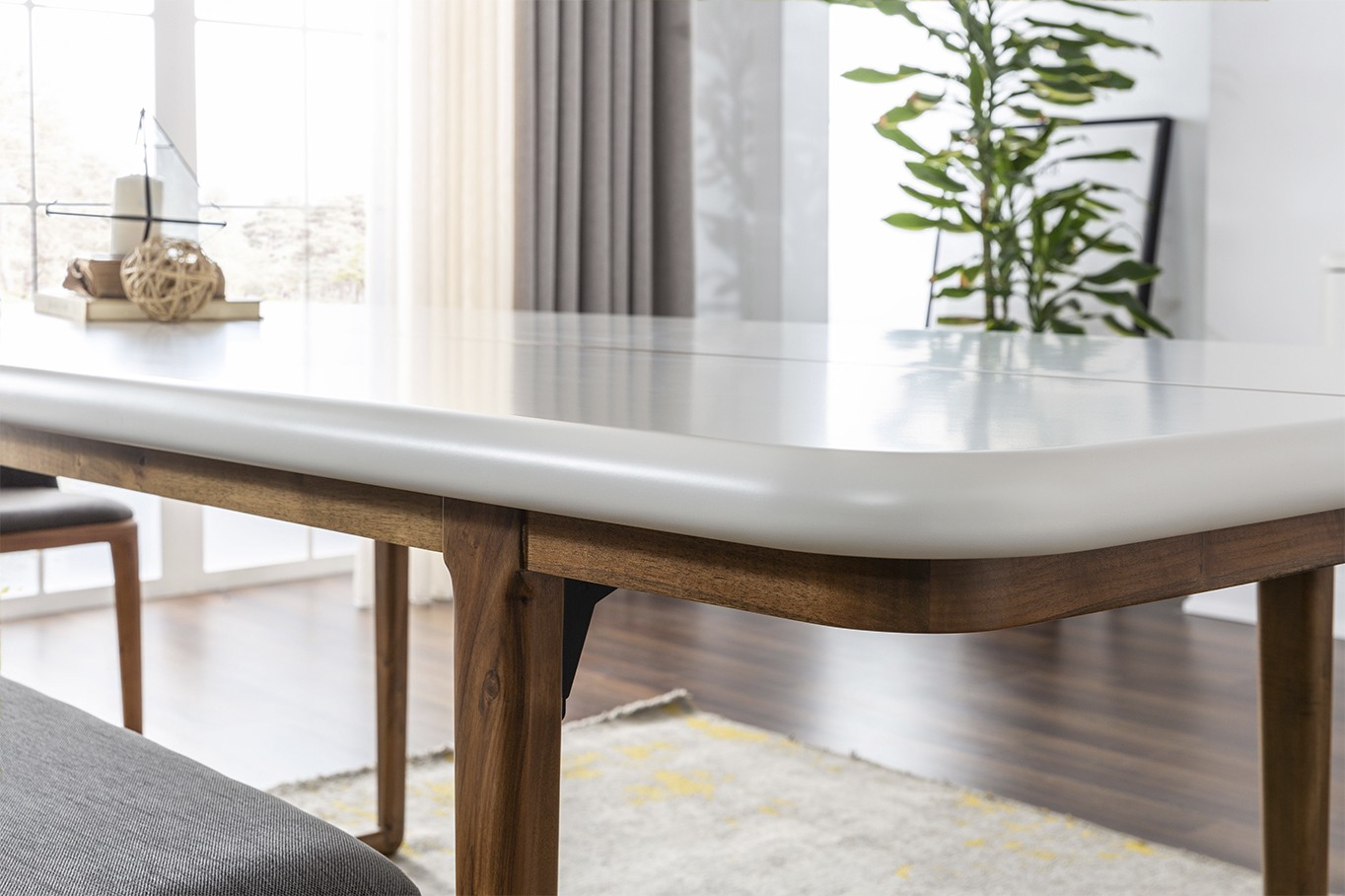 Point White Dining Set 10